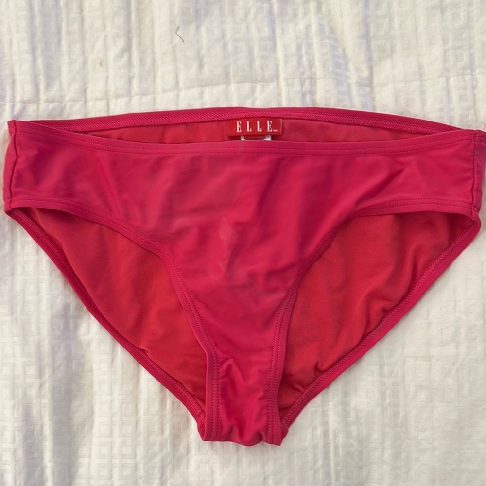 Elle Size 14 Vibrant Pink Bikini Bottom